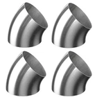 Pcs Exhaust Elbow Pipe 45 Degree Mandrel Bend 304 Stainless Steel Man... New. Price: $111.11.