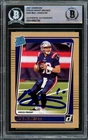 Mac Jones Signed 2021 Donruss Rated Rookie Bronze Press Proof Rc 255 Beckett Ungraded. Price: $79.00.
