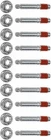 Apdty 113017 Exhaust Manifold Stud, Bolt, & Nut Set Pack Of 10 New. Price: $63.93.