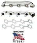 03-07 Ford Powerstroke F250 F350 6.0 Stainless Performance Exhaust Manifolds New. Price: $189.99.