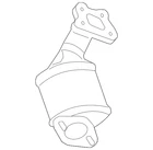 Three-way Catalytic Converter Kit With Front Exhaust Manifold Pipe (19420249) New. Price: $990.03.
