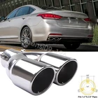 For Hyundai Genesis 2.5 Inlet Rear Car Dual Exhaust Muffler Tip Tail Pipe Steel New. Price: $152.81.