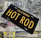 Hot Rod California License Plate Embossed Auto Gasser Drag Racing Nhra Scta Ford New. Price: $24.99.