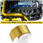 Car 1200 Continuous Heat Reflective Wrap Tape Gold Fireproof Moisture-proof New. Price: $13.29.