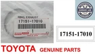 Toyota 17151-17010 Genuine Ring Exhaust Manifold Coaster New. Price: $41.19.