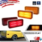 4PCS Fender Led Side Marker Lights For Chevy C10/C20/K10 & Gmc C15/C1500 67-72 New. Price: $59.99.