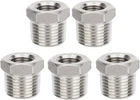 5PCS Stainless Steel Hex Bushing Reducer 1/2" Npt To 1/4" New. Price: $16.99.