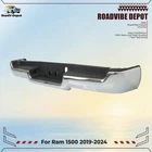 Reinforced Steel Rear Step Bumper Polished Ram 1500 2019-2024 W/dual Exhaust New. Price: $266.65.