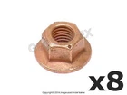 Bmw (1991+) Copper Collar Nut (7 Mm) Exhaust Manifold To Cylinder Head (8) O.e.m New. Price: $23.80.