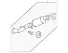 Genuine Gm Nitrogen Oxides Catalytic Converter With Exhaust Pipe 19420259 New. Price: $1735.24.