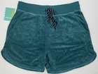 Nwt Women Sea-doo Terry Cloth Shorty Drawstring Shorts Teal Green Small New. Price: $16.29.