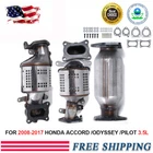 Fits 2011-2015 Honda Odyssey 3.5L All Manifold Catalytic Converter Set New. Price: $149.95.