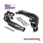 Schoenfeld 135VCM-3, Pair Of Crossover Headers Black Steel Performance Parts New. Price: $478.63.
