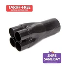 Schoenfeld SO63041, One Black Steel Slip-on Collector 1-5/8IN X 3IN Performance New. Price: $92.75.