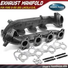 2X Left & Right Exhaust Manifold W/ Gasket Kit Ford E-150 250 Lincoln 5.4L New. Price: $130.78.