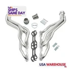 Hedman 69840, Pair Of Fits Elite Headers 88-95 Gm Truck W/sbc Steel Silver Perfo New. Price: $900.21.
