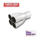 Vibrant 10324, One 4-1 Merge Collector 2.5IN Inlet Id 4IN Out Stainless Performa New. Price: $371.08.