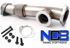 Upgraded Bellowed Passenger Pipe 2004-2007 Ford 6.0L Powerstroke Diesel New. Price: $95.00.