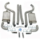 Jba 40-2650 2.5" Split Rear Header-back Exhaust System 65-70 Ford Mustang New. Price: $786.35.