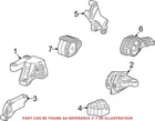 Genuine Oem Left Automatic Transmission Mount For Saab 12785099 New. Price: $239.05.