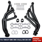 For Chevy Sbc Gmc Pickup Truck V8 Pontiac 283 400 1966-1987 Exhaust Header Black New. Price: $143.68.