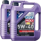 10L Liqui Moly 2041 Premium 5W-40 Synthetic Motor Oil Pack Of X 5L New. Price: $89.98.