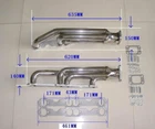 For Chevy Camaro Trans Firebird 350 305 Twin Turbo Headers Sbc Manifolds T3 New. Price: $233.65.