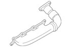 Genuine Volkswagen Exhaust Manifold 059-253-033-BP New. Price: $842.43.
