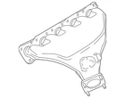 Genuine Volkswagen Exhaust Manifold 07K-253-031-M New. Price: $407.86.