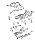 Genuine Mopar Exhaust Manifold 53013263AC New. Price: $333.48.