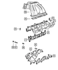 Genuine Mopar Exhaust Manifold 4781253AA New. Price: $125.12.