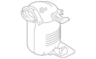 Genuine Jaguar Exhaust Filter T2H36524 New. Price: $2141.02.