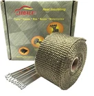 Heat Shield Insulation With Ties For Pipe 16' Roll 2 Inches X Feet New. Price: $23.98.