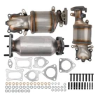 Catalytic Converter Complete Kit Fits 2009-2015 Honda Pilot 3.5L Front Rear Epa New. Price: $151.99.