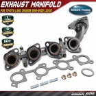 Left Exhaust Manifold W/ Gasket For Lexus LX470 Toyota Land Cruiser 1998-2005 New. Price: $128.49.