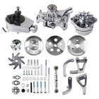 Complete Chrome Accessory Drive Kit For Chevrolet Small Block 283-400 Lwp New. Price: $404.99.