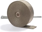 Artr Titanium Wrap 2 Inch 50 Feet Exhaust Header Heat Kit With 10PCS... New. Price: $23.23.