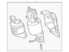 Genuine Honda Catalytic Converter With Integrated Exhaust Manifold 18180-RLV-A00 New. Price: $1093.08.