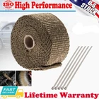 2" Titanium Exhaust Heat Wrap Roll For Motorcycle Fiberglass Shield Tape New. Price: $11.99.