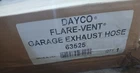 Garage Exhaust Hose Dayco 63525 Brand New Open Box. Price: $82.00.