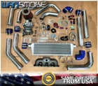 92-01 Honda Prelude H22A1 H22A4 H22A5 T3T4 .63 Turbo Kit Manifold Intercooler Bl New. Price: $739.50.