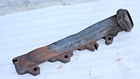 Oem 68591585AA Mopar Exhaust Manifold Right Side For Dodge Ram Jeep (RM18) Used. Price: $152.10.