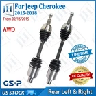 Oe Rear Pair Left Right Cv Axle Shaft Set For 2015 16 17 18 Jeep Cherokee Awd New. Price: $286.79.
