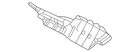 Genuine Volkswagen Heat Shield 3QF-825-721-B New. Price: $69.84.