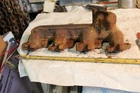 Genuine Ford Exhaust Manifold D5AE-30AD Used. Price: $39.99.