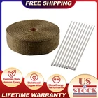2" 50FT Roll Titanium Header Turbo Pipe Manifold Exhaust Heat Wrap Tape + Ties New. Price: $22.59.