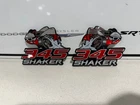 Dodge Challenger Rt 345 Shaker Hood 3D Fender Emblem Decal Badge 2 Left & Right New. Price: $109.95.