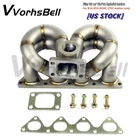 Exhaust Turbo Manifold For Honda Acura B16/B18 B-series T3 Ram Horn 44MM Wg New. Price: $282.79.