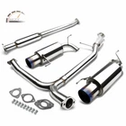 For 98-02 Accord 3.0L Dual 4.5"BURNT Tip Muffler S.steel Racing Catback Exhaust New. Price: $339.00.