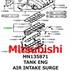 New Mitsubishi Genuine Montero Pajero Tank Eng Air Intake Surge MN135871. Price: $644.99.